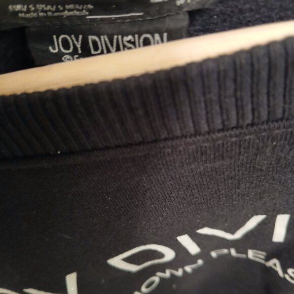 Joy Division Graphic Black Sweatshirt - Picture 3 of 5